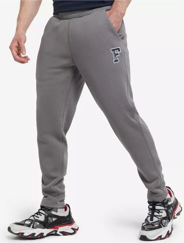 мужские клетчатые брюки: Брюки S (EU 36), M (EU 38), цвет - Серый