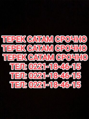 продаю или меняю обмен: ТЕРЕК САТАМ СРОЧНО!!! 2 фуура чыгат ото коп