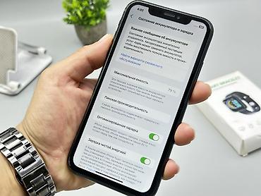 Apple iPhone: IPhone Xr, Б/у, 64 ГБ, Черный, 79 % — 7