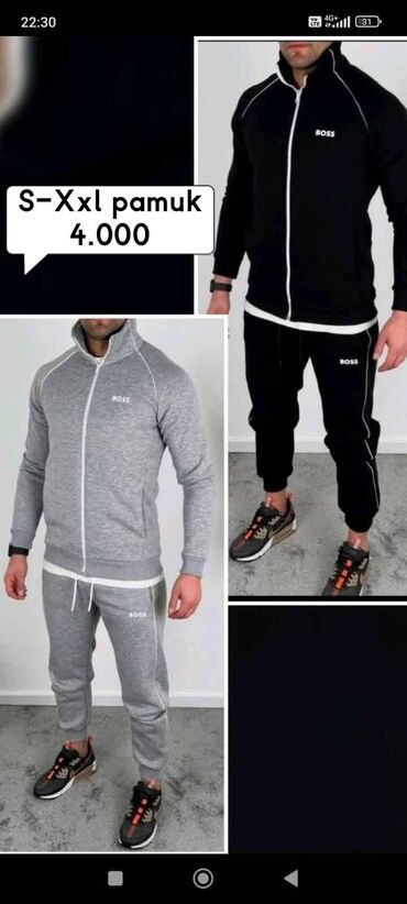 pull and bear kompleti: Set, 2XL (EU 56), L (EU 52), M (EU 50), Boss, color - Multicolored, Cotton
