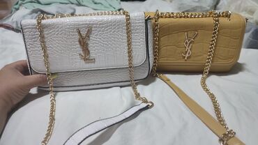 Handbags: Elegant purse, YSL, Material: Patent leather, Faux leather