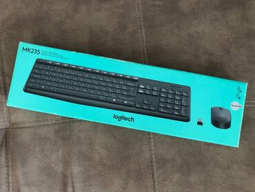 Klaviaturalar: Yeni klaviatura Logitech MK235 işlənməyib alıb gətirəndən sonra usb-si