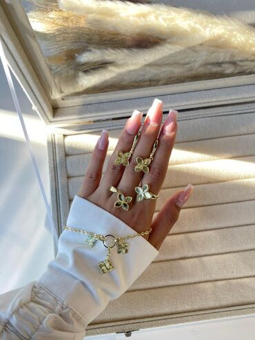 Bijuteriya dəstləri: Qaralmayan polad xuping çox keyfiyyətli bujuteriyalar❤️‍🔥💎 — 10