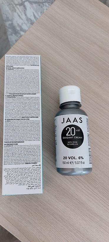 divar boyalari: Italiya JAAS saç boyası kremi + oksidant krem seti - Marka: JAAS - — 4
