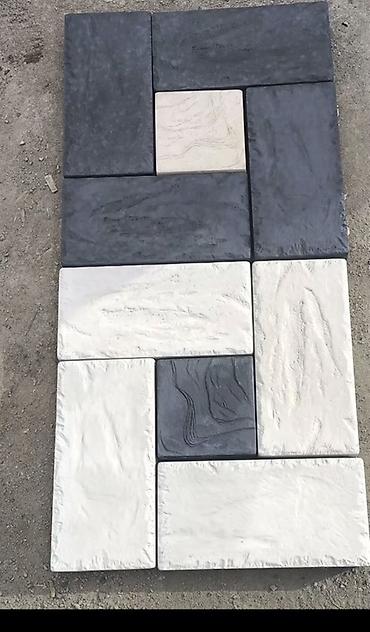 Тротуарная плитка: Тротуарная плитка (бетонная) Прессованный Элитный Мрамор бордюры лотки — 3