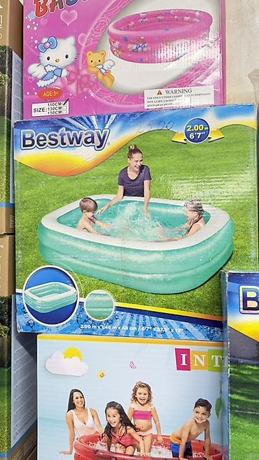 радужные: Надувные детские бассейны Bestway Варианты на выбор: - Круглый — 2