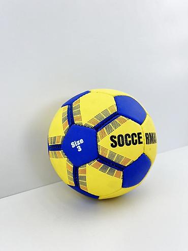 ay topu: №: 8690 Məhsulun adı: Həndbol topu Soccermax, sarı/göy, ölçü 2 Brend — 2