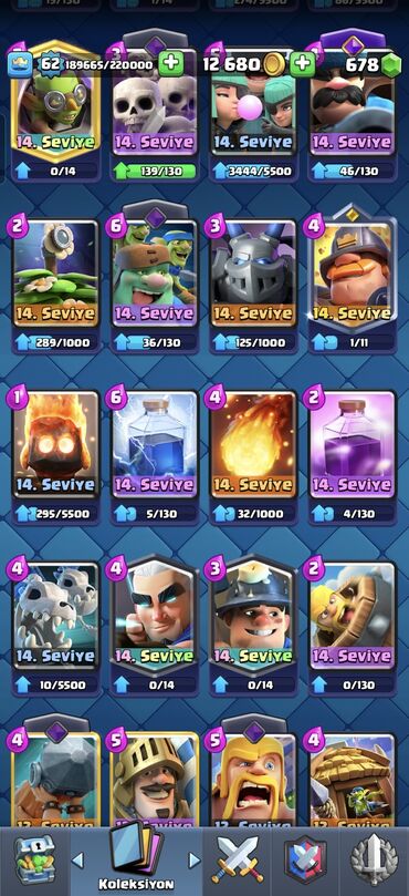 Digər: Clash Royale oyun hesabı Şəkillərdə demək olar hər şey göstərilib — 9