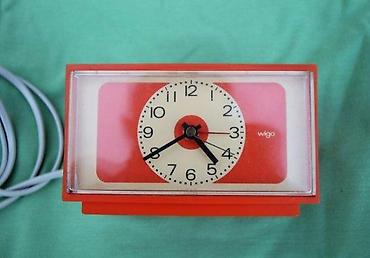 Satovi za kuću: KOLEKCIONARSKI -Dizajnerski sat/ Vtg budilnik WIGO i ESGE — 12