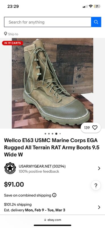 Botinkalar: Sarı Botinka satılır. Amerika istehsalıdır, yenidir. 42 razmer / — 5