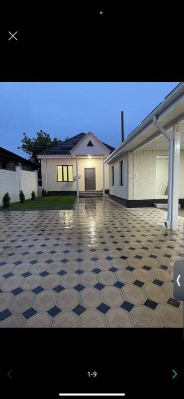 дом в районе пишпек: Дом, 90 м², 3 комнаты, Евроремонт