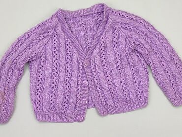sweterki na drutach dla małych chłopców: Kardigan, 0-3 m, stan - Bardzo dobry