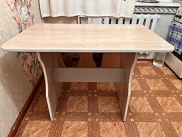 Кухонный стол, Б/у, Прямоугольный, Нераскладной