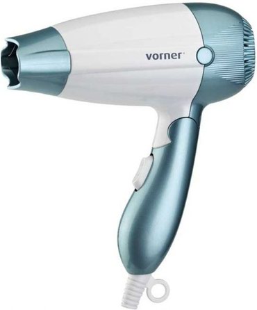cetka za ispravljanje kose: Fen za kosu Vorner VHD-0403, 1200W, plavo-beli Nov neotpakovan fen za