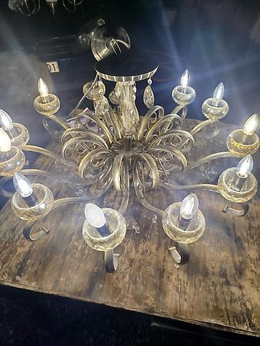 listlər: Çılçıraq, 10 və daha çox lampa, Metal — 1