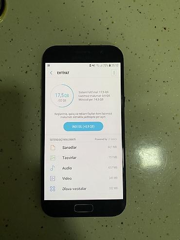 samsung a1: Samsung Galaxy A5 2017, 32 GB, rəng - Qızılı, Barmaq izi, Face ID — 1