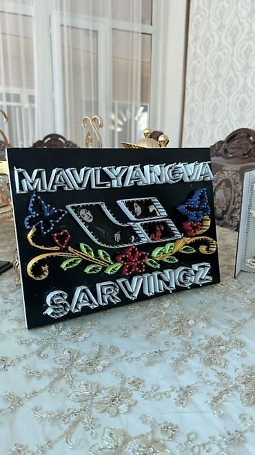 Панно: Панно из нитей и гвоздей (string art) на заказ. - Основа: прочная — 6