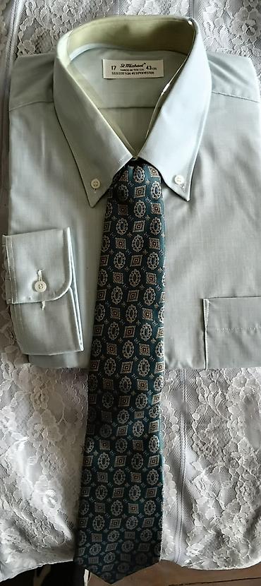 qalstuk: Köynək, Marks & Spencer, rəng - Yaşıl — 1