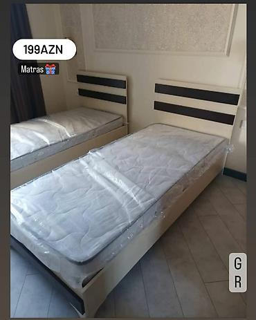 Çarpayılar: Yeni, Təknəfərlik çarpayı, Bazasız, Matras ilə, Siyirməsiz, Azərbaycan — 4