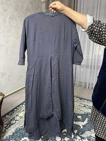 loreta turkey: Повседневное платье, Длинная модель, Хлопок, Платье-рубашка — 4