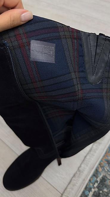 Сапоги: Сапоги, 36, Tommy Hilfiger, Б/у, цвет - Синий, Самовывоз — 3