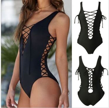 calzedonia jednodelni kupaci: S (EU 36), Lycra, Single-colored, color - Black