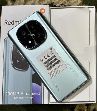 блутуз наушники: Redmi, Redmi Note 14 Pro Plus, Б/у, 256 ГБ, цвет - Голубой, 1 SIM, 2 SIM
