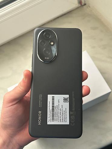 huawei 90 pro: Honor 200 Pro, 256 GB, rəng - Qara, Barmaq izi, Face ID, Sensor — 3