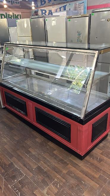 Şüşəli soyuducu vitrin (köşə-butik, market, kafe və şirniyyat