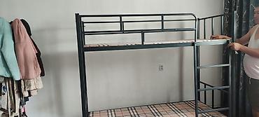 bunk bed: Двухъярусная металлическая кровать - Прочная стальная рама с — 4