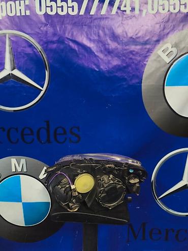 фар мерс: Передняя правая фара Mercedes-Benz 2006 г., Б/у, Оригинал, Япония — 2