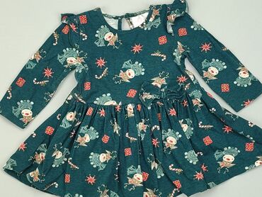 zielona dluga sukienka: Sukienka, So cute, 6-9 m, stan - Dobry