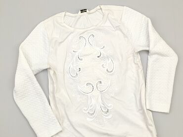 białe bluzki satynowe: Блуза жіноча, M, стан - Хороший