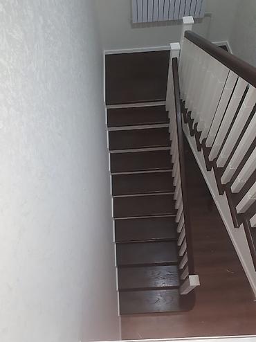 Деревянные лестницы: Деревянная лестница Для дома, Форма лестницы: Много-маршевая, Стиль: Классический — 17