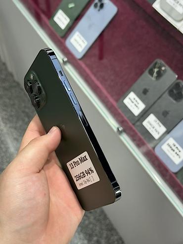 iphone mini 13: IPhone 13 Pro Max, Б/у, 256 ГБ, Alpine Green, Защитное стекло, Чехол, Кабель, В рассрочку, 94 % — 3