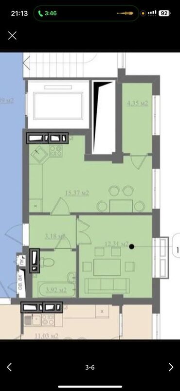 Продажа домов: 1 комната, 40 м², Элитка, 9 этаж, ПСО (под самоотделку)