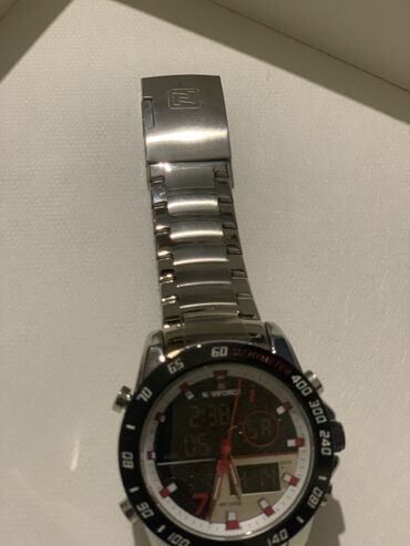 Qol saatları: İşlənmiş, Qol saatı, NaviForce, rəng - Gümüşü — 12