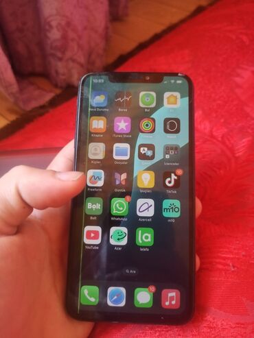 ayfon 11 qiymeti 2 ci el: IPhone X, Черный, Face ID