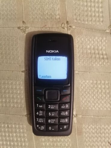 nokia lumia 610: Nokia 1, цвет - Черный, Кнопочный