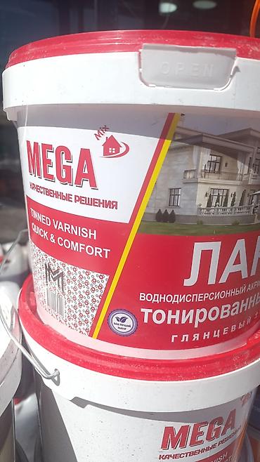 акриловый лак: Лак MEGA Mix — воднодисперсионный акриловый тонированный лак — 1