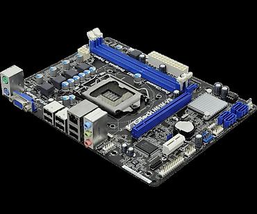 ddr4 ecc: Материнская плата для ПК, Б/у, ASRock, LGA1155, Micro-ATX — 1