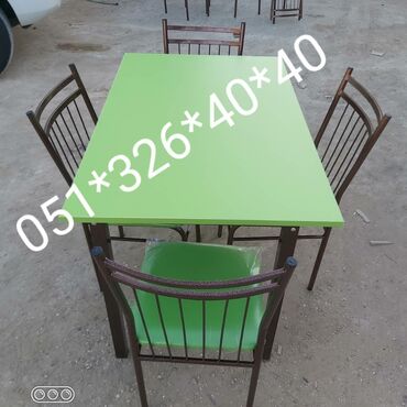 Masa və oturacaq dəstləri: Mətbəx üçün, Yeni, Açılan, Dördbucaq masa, 2 stul -da lalafo.az — 15 Masa və oturacaq dəstləri: Mətbəx üçün, Yeni, Açılan, Dördbucaq masa, 2 stul — 15