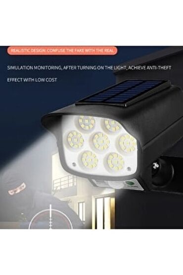 LED lampalar: Günəş ☀️⛅ enerjisi ilə işləyən sensorlu kamera 📷 formasında lampa LED -da lalafo.az — 17 LED lampalar: Günəş ☀️⛅ enerjisi ilə işləyən sensorlu kamera 📷 formasında lampa LED — 17