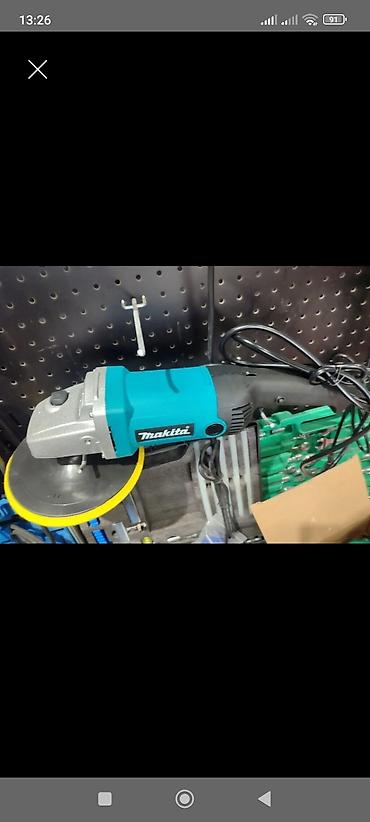 cilalama aparatı: Makita bucaqslifi (üşütmə və cilalama üçün) - Brend: Makita - Tip — 1