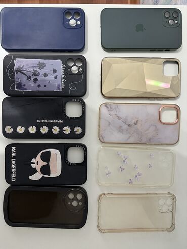 Чехлы: Продаю 11 чехлов на iPhone 11 Pro 
Все за 1000 сом