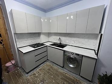 spalniy mebel: Sifarişlə mətbəx dəsti, Özü çəkən petlələr, MDF, Kredit yoxdur — 1