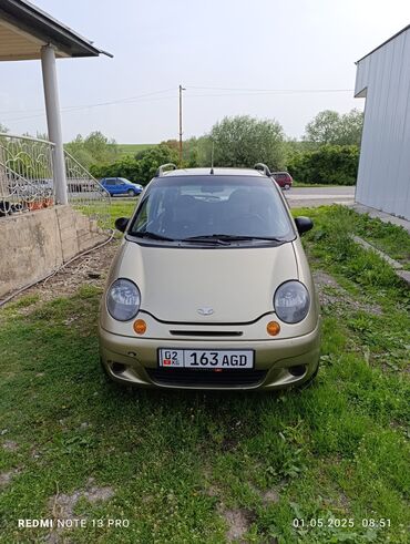 авто в рассрочку без банка без первоначального взноса в бишкеке: Daewoo Matiz: 2007 г., 0.8 л, Автомат, Бензин