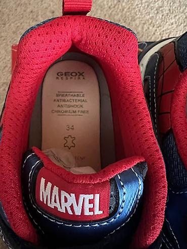 Детская обувь: Детские кроссовки Geox x Marvel Spider‑Man с подсветкой, без коробки — 6