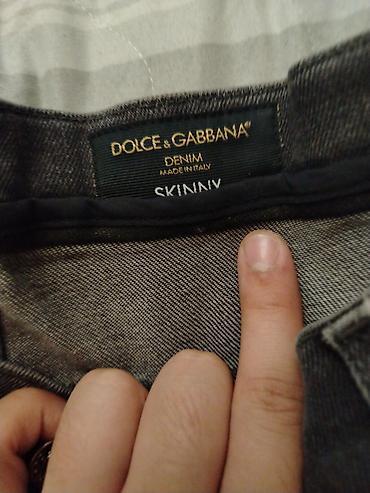 cins walvar: Dolce & Gabbana kişi cins şalvarı - Model: Skinis - İstehsal — 2