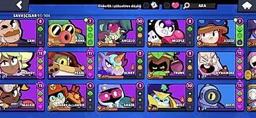 Digər: Brawl Stars oyun hesabı - Kupa: 47,601 - Seviyyə: 22, XP 175/950 - — 6